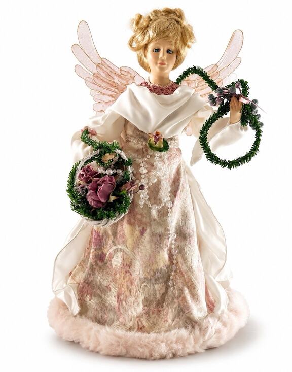 House Of Lloyd Other - Vintage 1997 House of Lloyd Crystal Nicole 17” Angel Christmas Tree Topper Box
